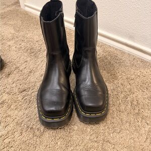 Dr Martens Amaayah Lo Black Leather Boots